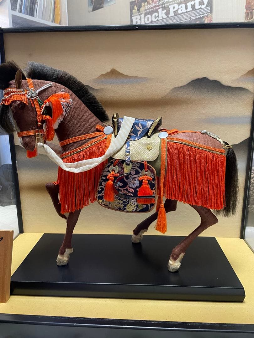 五月人形★馬★端午の節句★豊玉★お飾馬★15号★ 五月人形】飾り馬 奉書馬 赤 | 人形の石川オンラインショップ