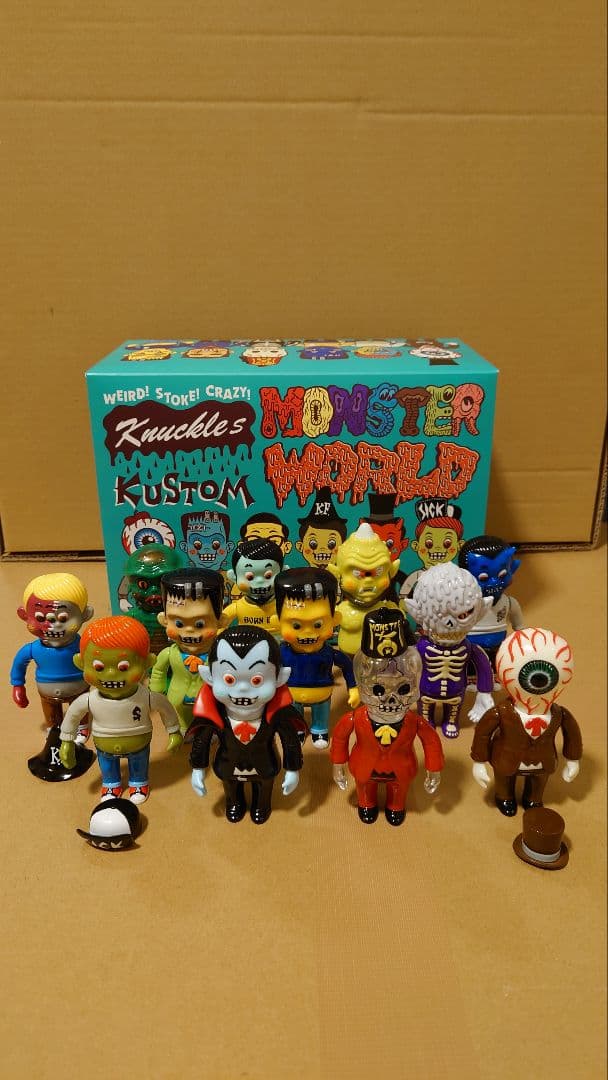 コンプ　Monster World SERIES2 HEADLOCKSTUDIO Headlockstudio knuckle's Kustom Monster World Series 2 盲盒開箱