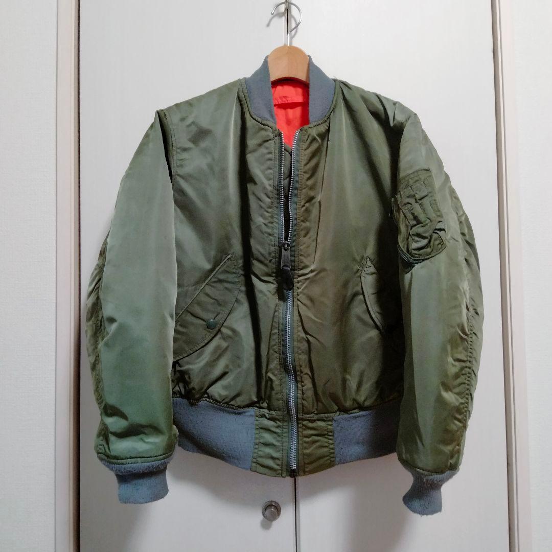 ALPHA vintage military ma-1 アメリカ製 Vintage 70s ALPHA INDUSTRIES Reversible Flight MA-1 Bomber Jacket
