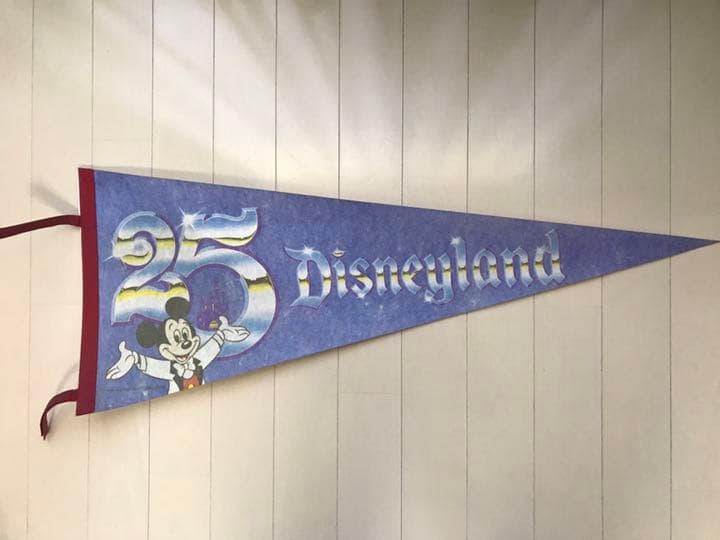 アメリカディズニーランド 25周年希少タペストリー アメリカディズニーランド トップ 25周年希少タペストリー アメリカ