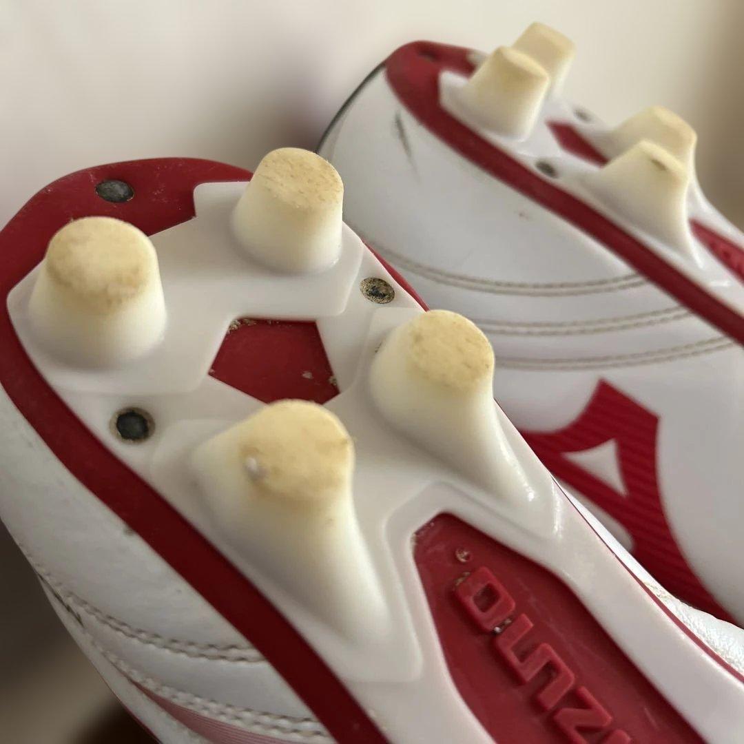 Mizuno サッカーシューズ 27.0cm モナルシーダ ホワイト/レッド