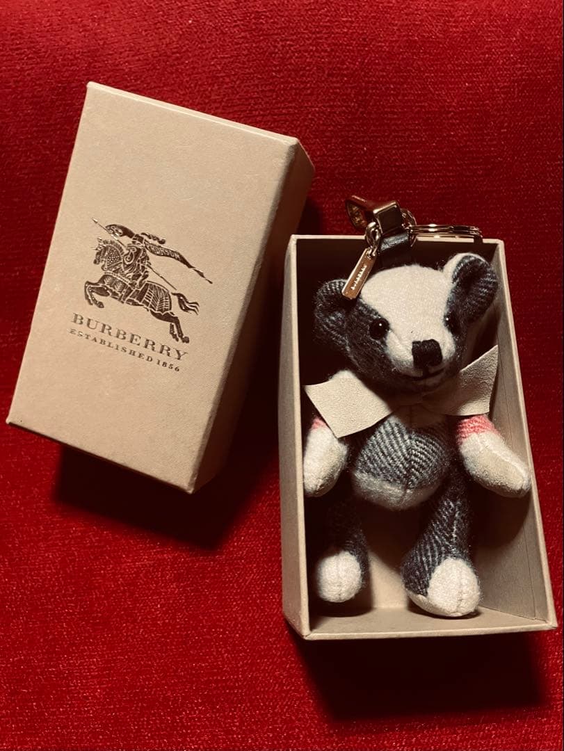 BURBERRY トーマスベアキーホルダー 箱付き BURBERRY（バーバリー） バッグチャーム LS THOMAS CHARM RY7