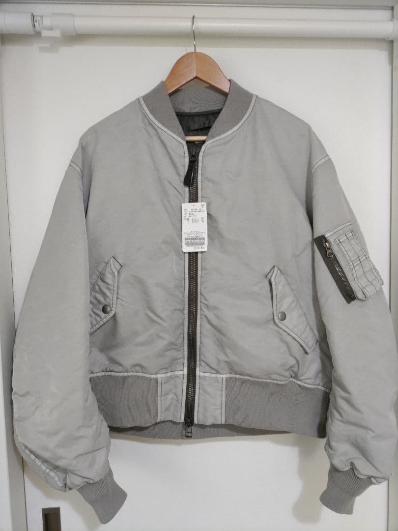 新品ジャーナルスタンダード　グレー MA-1 フライトジャケット M JOURNAL STANDARD（ジャーナルスタンダード） ma1 ma-1 オーバー