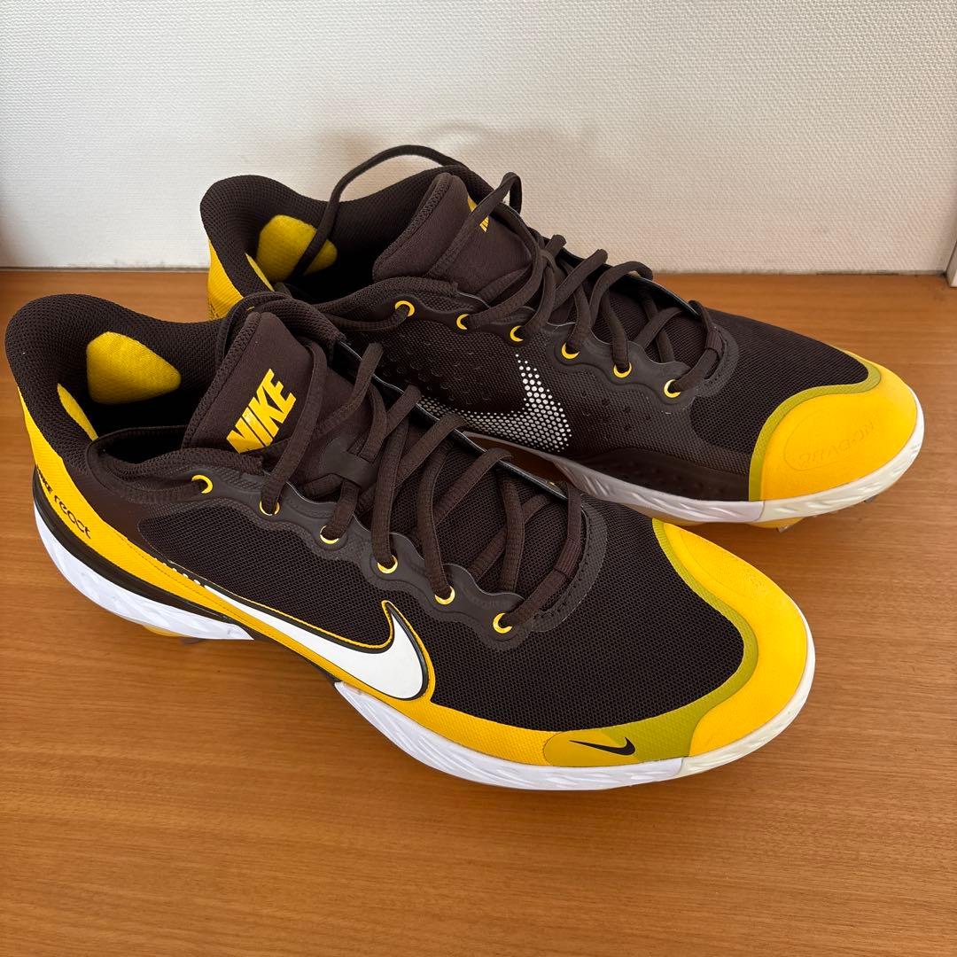 ナイキベースボールメタルスパイク海外モデル MLBパドレスカラー US12