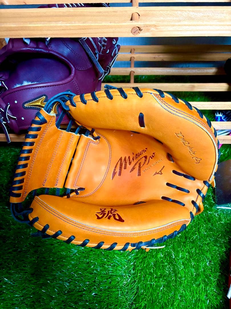 ミズノプロ　軟式　キャッチャーミット　號　オレンジ　MR型 Mizuno 楽天市場】【即日発送可】ミズノ（MIZUNO） 1AJCR31000 一般軟式用