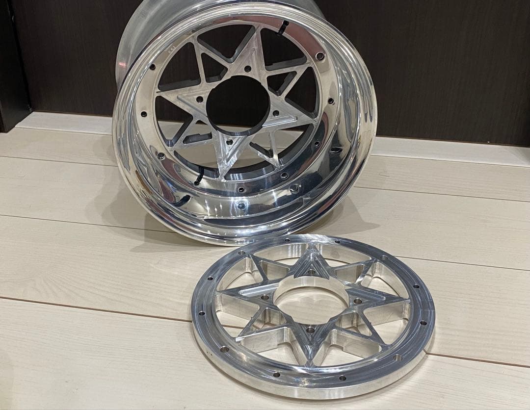 ダックス　シャリー センターディスク　前後2枚セット　モンキー　ゴリラ　エイプ 雨上がりにシャリー📸 #シャリー #モンキー #ダックス #ゴリラ #エイプ