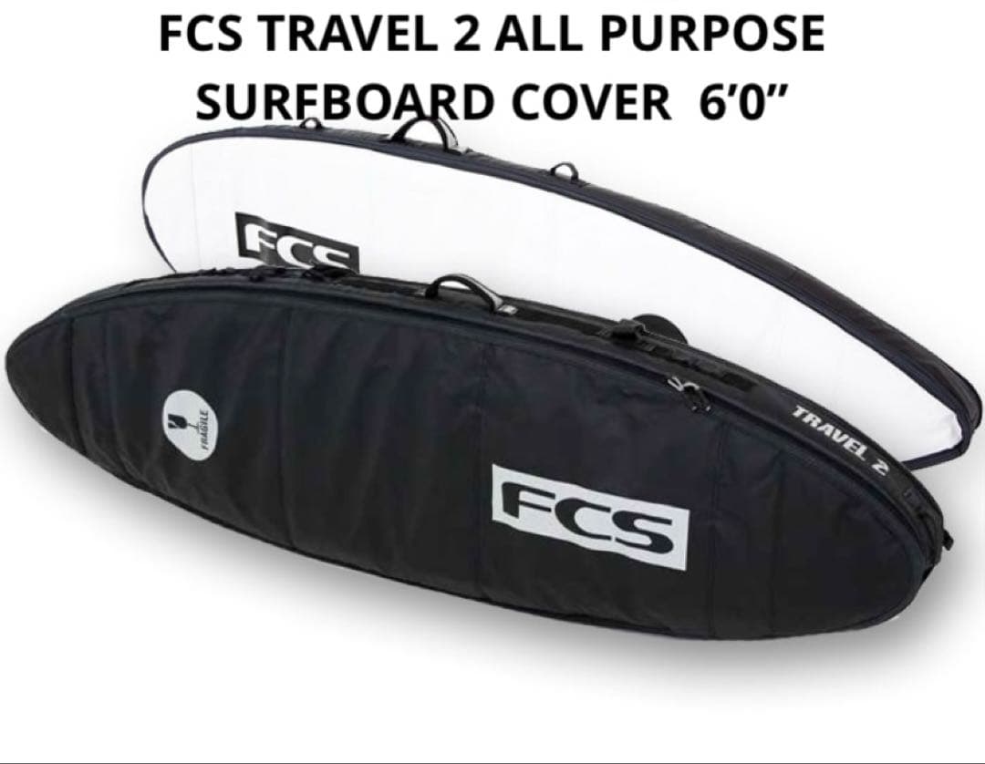 ⭐️新品★FCS TRAVEL 2 SURFBOARD COVER 6’0” FCS Travel 2 Funboard Surfboard Cover - FCS - FCS US