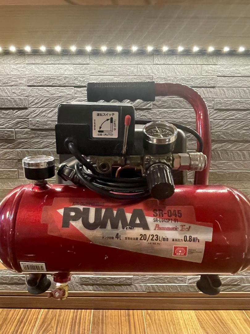 PUMA SR-045 エアコンプレッサー 4L 藤原産業 - メルカリ