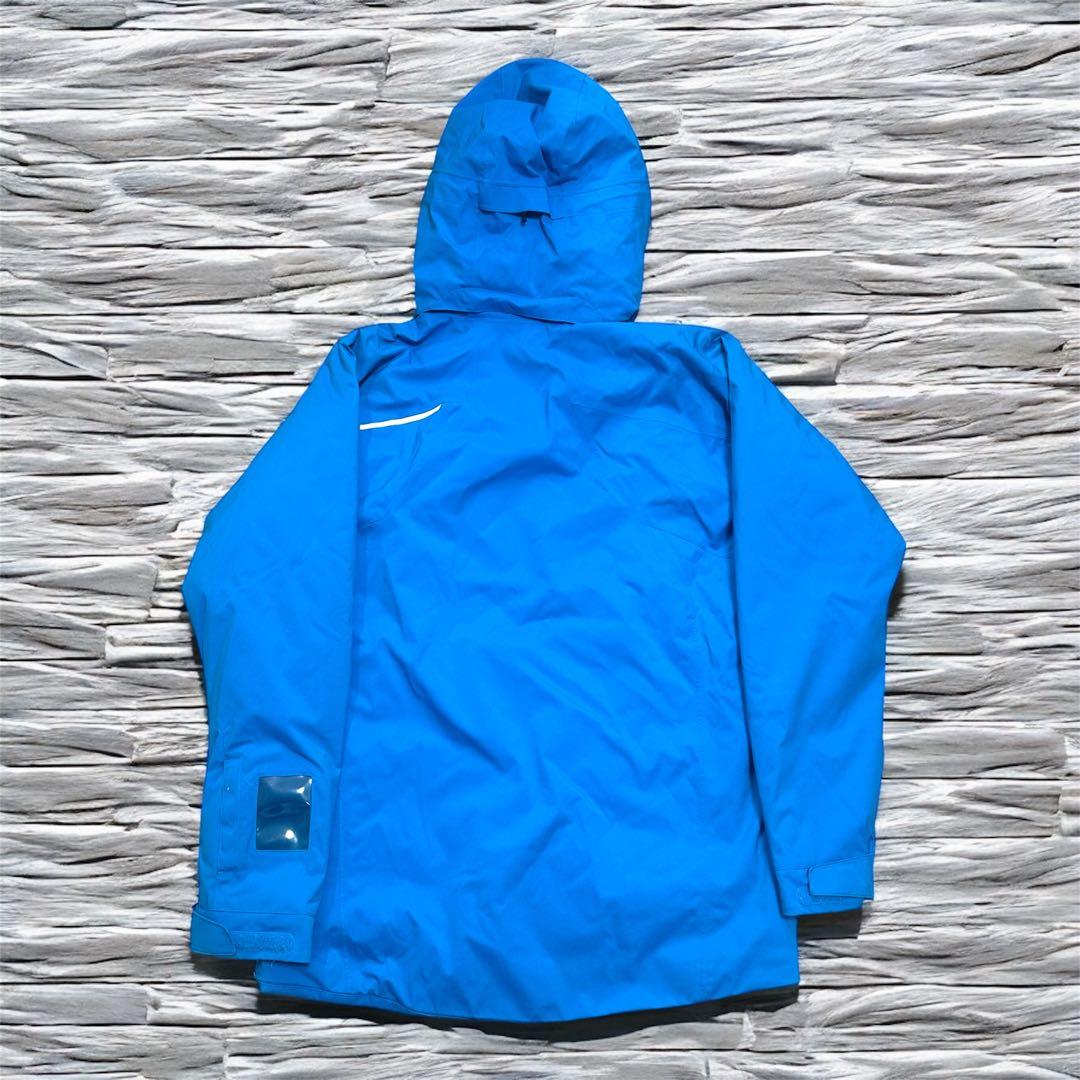 GOLDWIN フード付き青スノーボードウェア