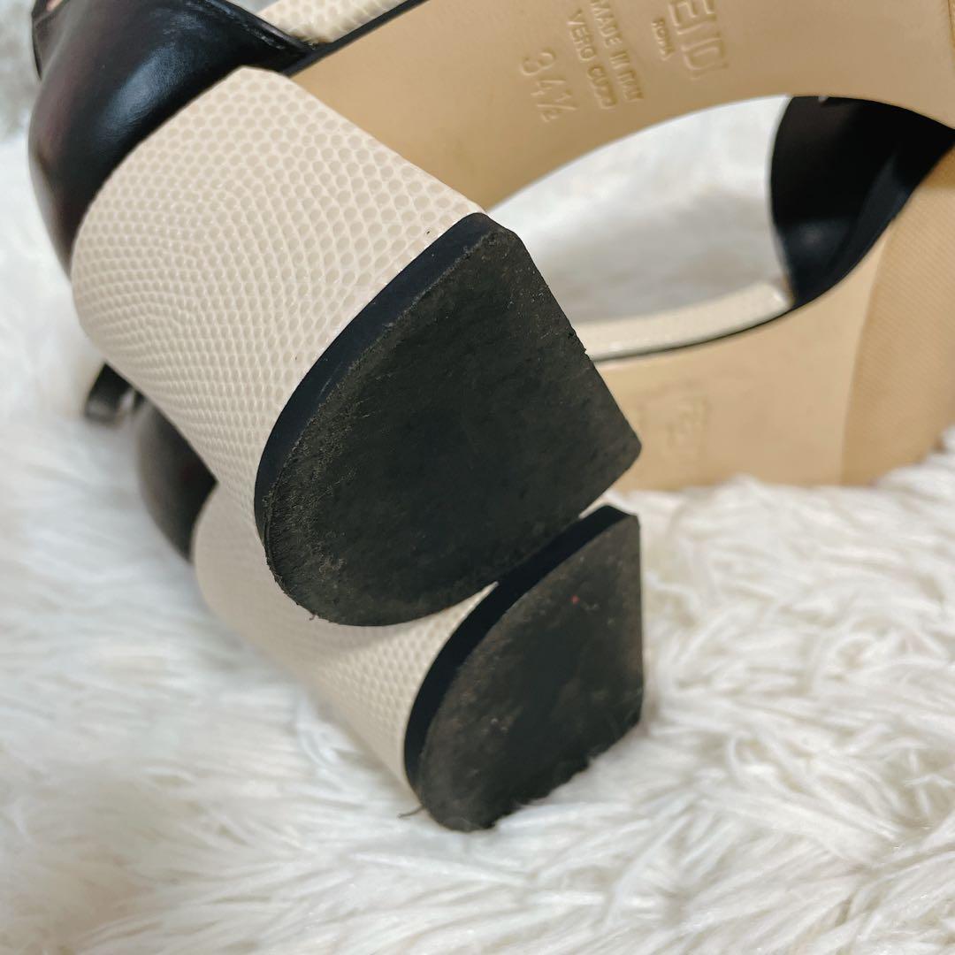 ショップ 【極美品】FENDIフェンディ アンクルストラップ チャンキー