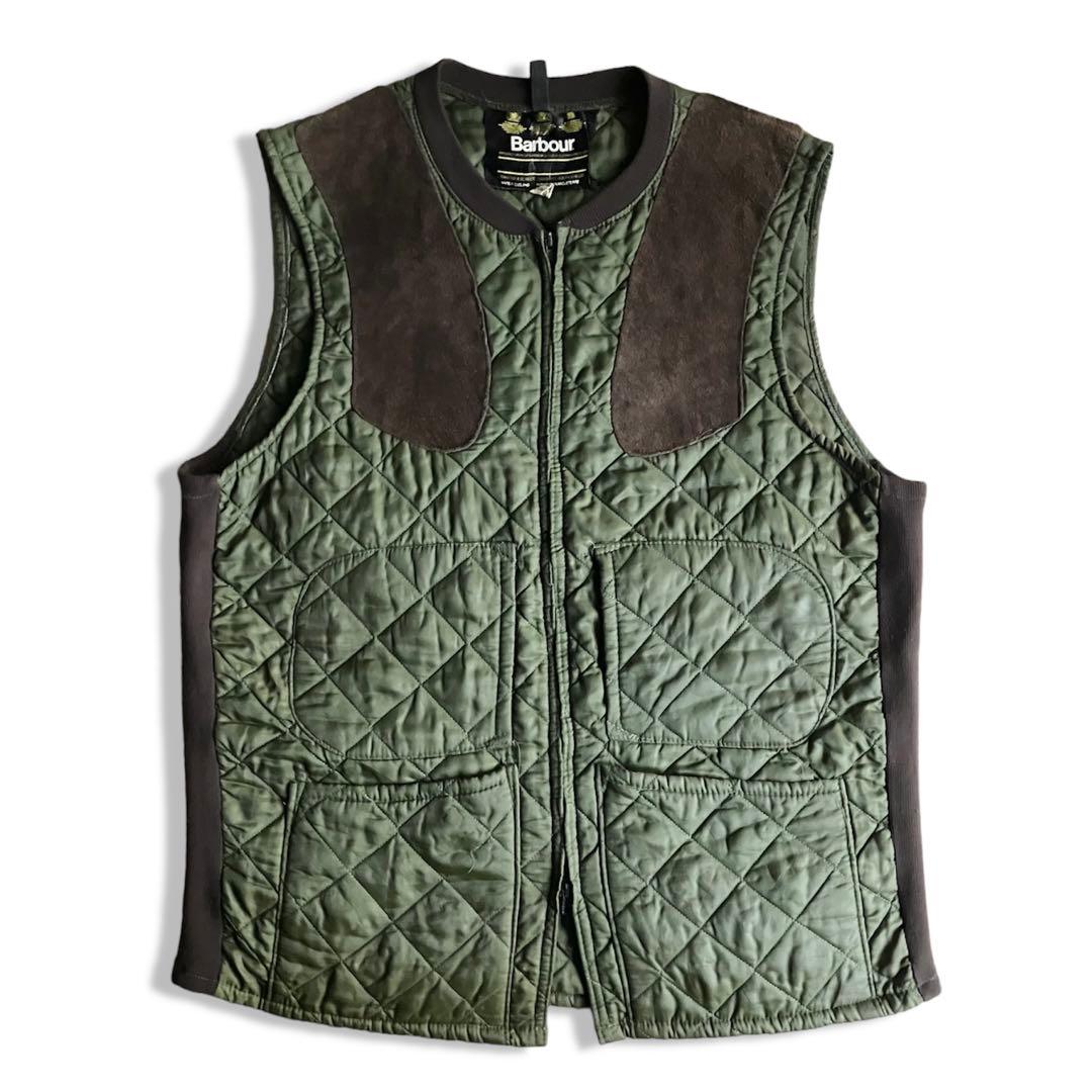 70-80s ヴィンテージ Barbour バブアー 英国製 キルティングベスト