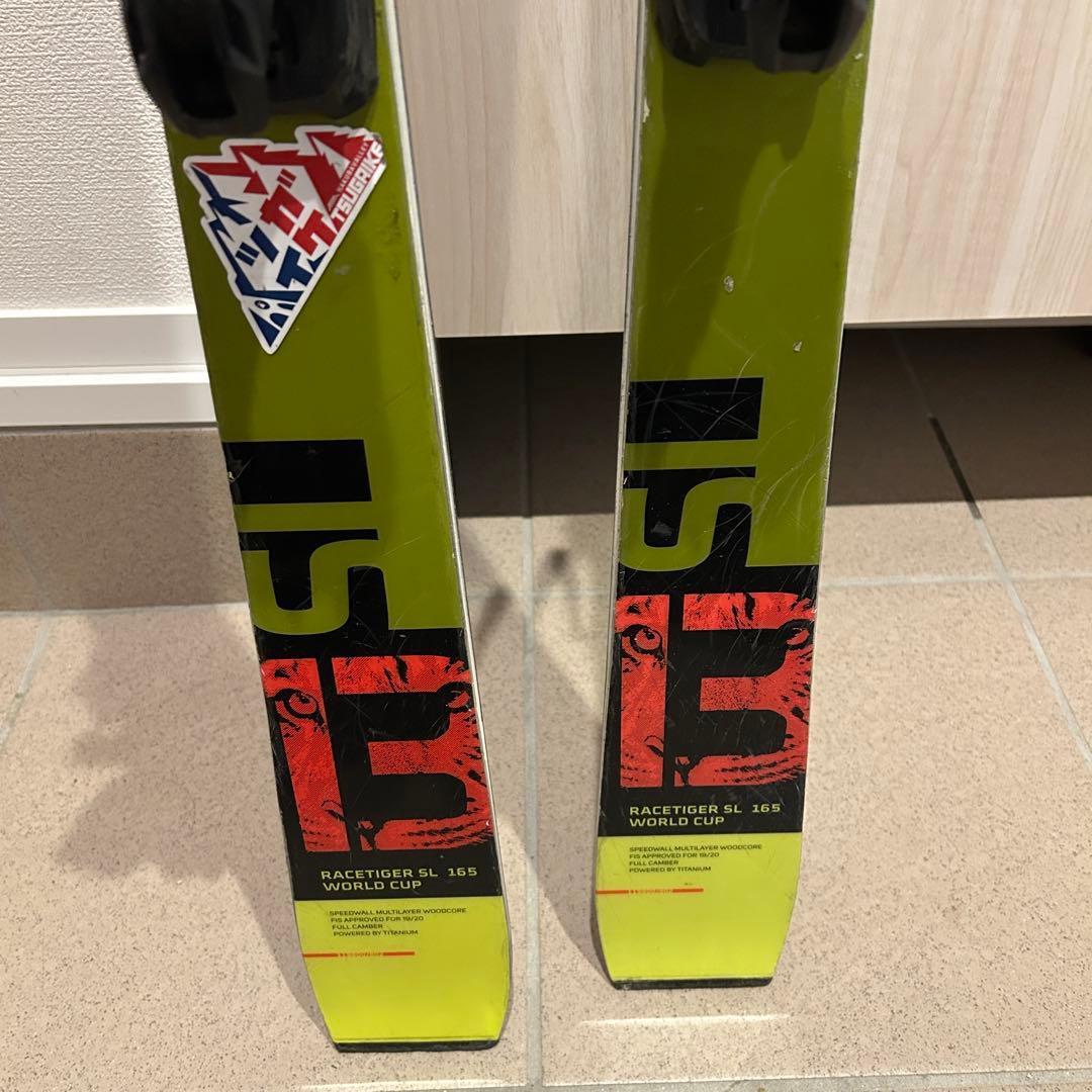 Volkl racetiger SL WC 165cm スキー板 訳あり - メルカリ