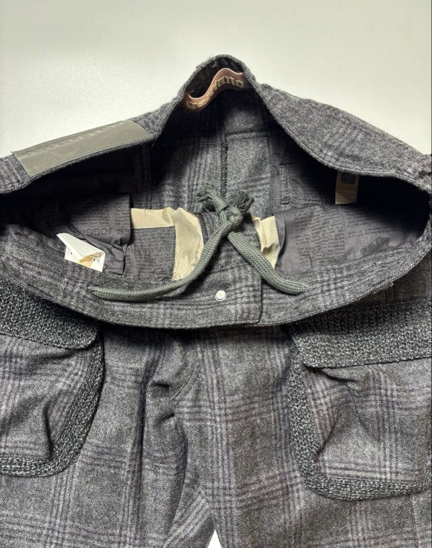 11AW galliano 3Dpockets wool cargo pants