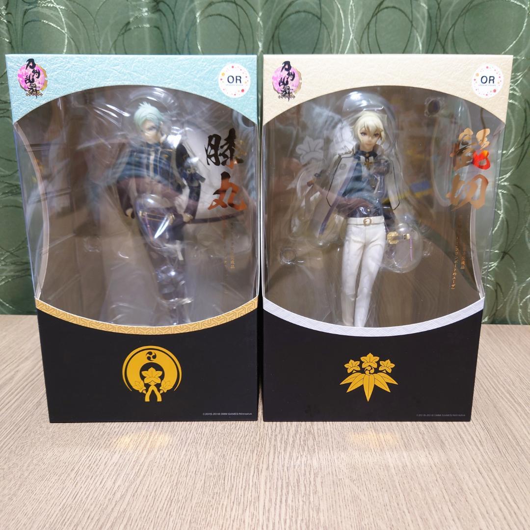 新品未開封 1/8スケールフィギュア 髭切 膝丸 セット 源氏兄弟 刀剣乱舞 髭切
