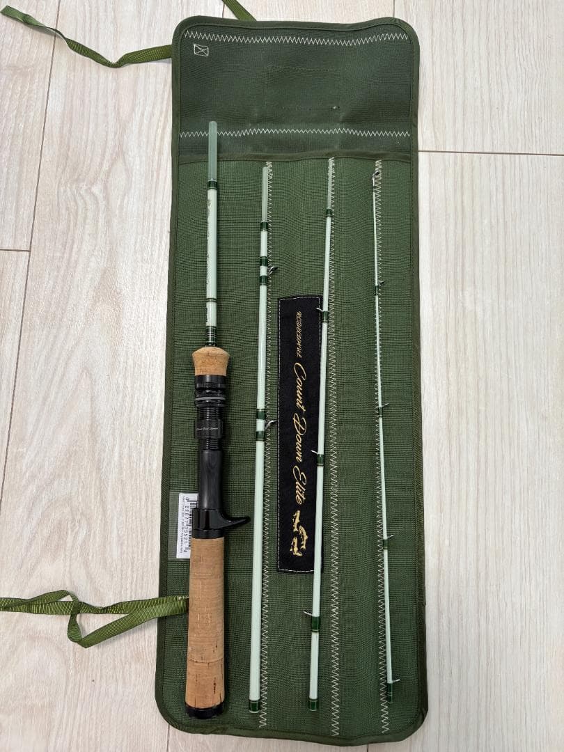 ラパラ カスタムロッド（グリップ：アングロ製エンド＋延長）。カスケットケース付 ラパラ カスタムロッド（グリップ：アングロ製エンド＋延長