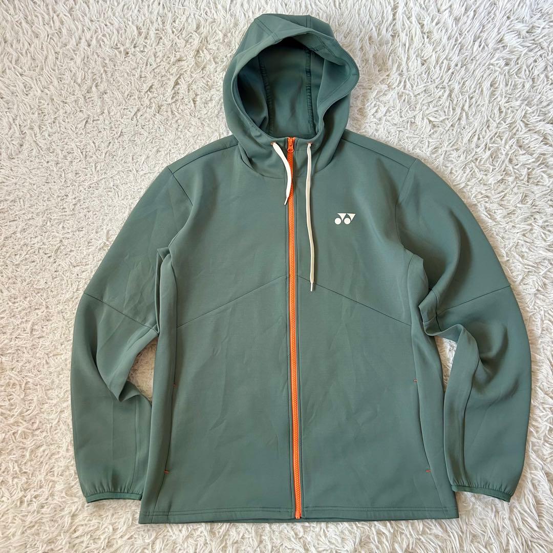 美品 YONEX セットアップ トラックスーツ フーディ＆パンツ XO グリーン