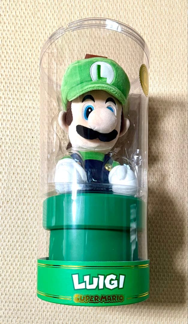 ルイージ スーパーマリオ 38cmフィギュア ザ・スーパーマリオブラザーズ・ムービー ルイージ ソフトフィギュア