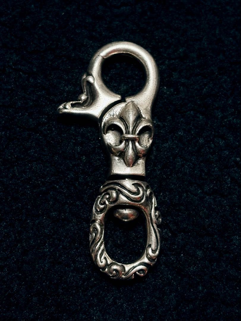 ALZUNI ナスカン カラビナ クリップ 唐草 百合 925 LILY ALZUNI ナスカン カラビナ クリップ 唐草 百合 925 LILY