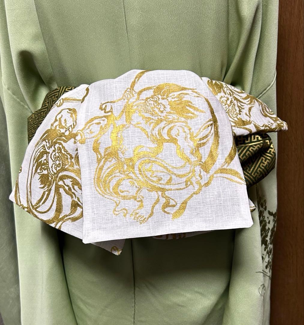 大人の兵児帯、風神雷神柄、マキ様専用おまとめです