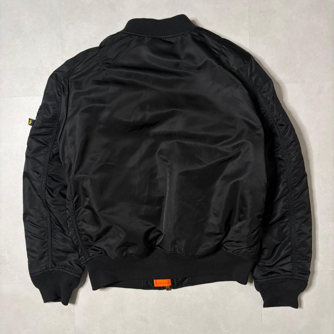 激レア】アルファインダストリーズ MA-1 Coalitionロゴ刺繍 黒 M