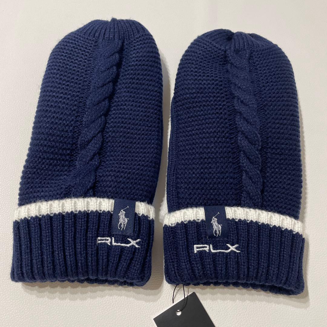 風さま専用　RLX ラルフローレン　ケーブルニット ミトン【新品未使用】 ケーブルニット ウールカシミヤ セーター | ポロ ラルフ ローレン(POLO
