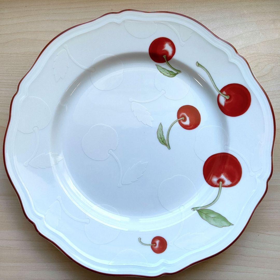 未使用 リチャードジノリ アンティコチェリー 大皿 さくらんぼ 廃盤