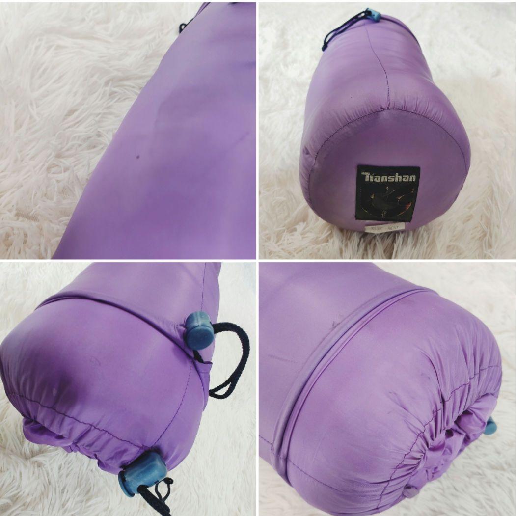 天山 Tianshan ダウンシュラフ 寝袋KS301 ライト パープル - メルカリ