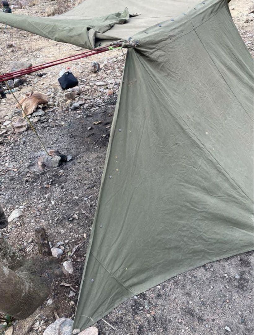 超激レア 40's US シェルターハーフ パップテント 軍幕 ビンテージ