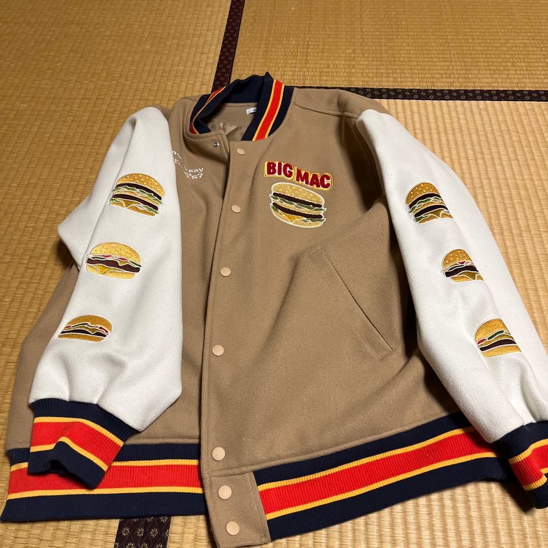 美品 グラニフ マクドナルド ビッグマック スカジャン スタジャン XL