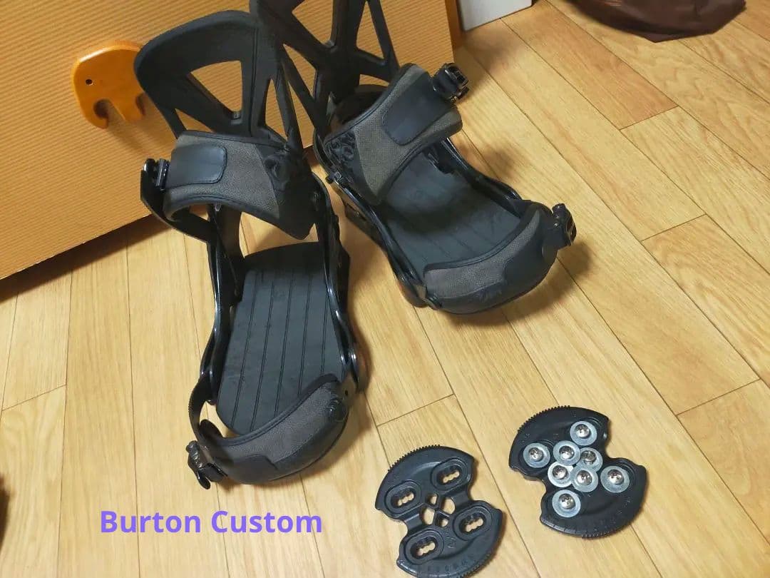Burton CustomスノボRe:flexビンディング サイズM 4x4対応 BURTON バートン Mission Re:Flex スノーボード バインディング