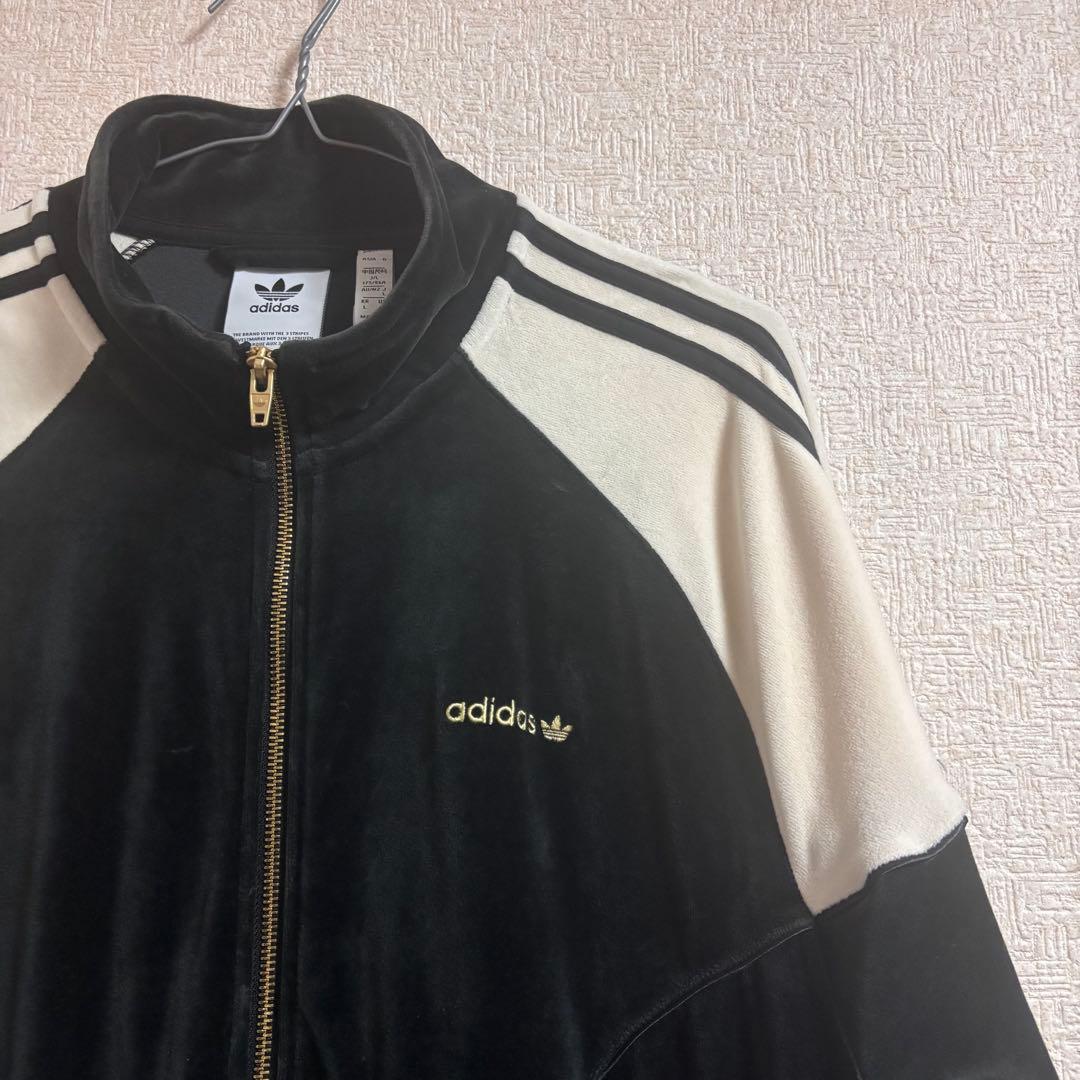 adidas トラックジャケット ベロア ジャージ ジップアップ adidas Originals アディダス ベロア スーパースター SST アディカラー