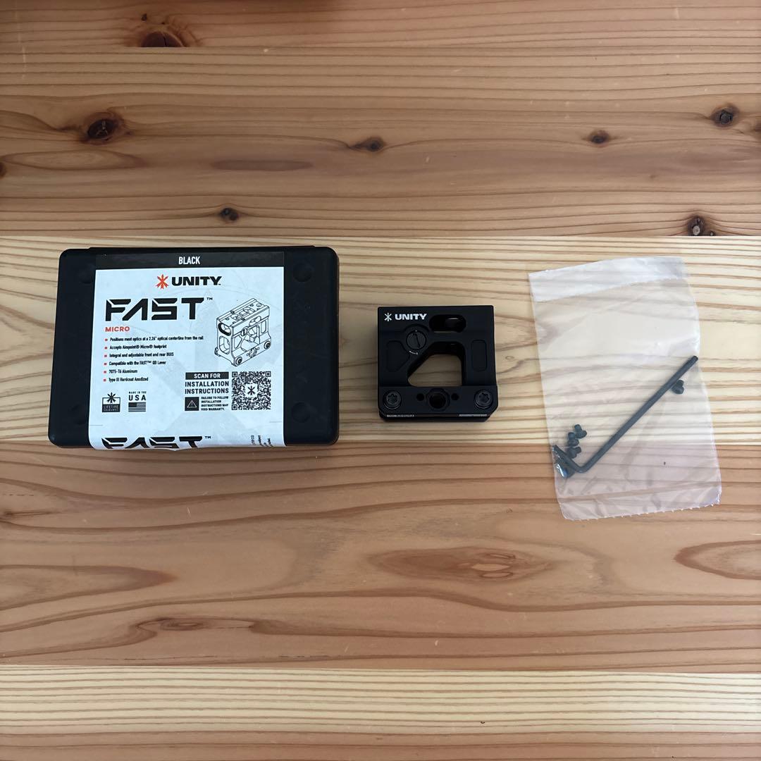 【実物】Unity Tactical FAST™ Micro Mount UNITY FAST MICRO MOUNT実物レプリカ比較（実物、EvolutionGear、6mm