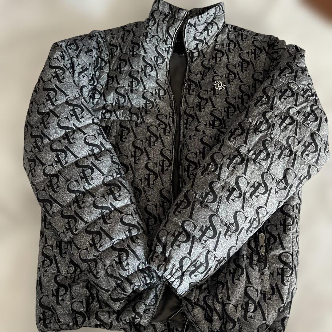 セントアンドリュースメンズM セントアンドリュース ダウンジャケット ネイビー×黒 袖着脱可 バイ