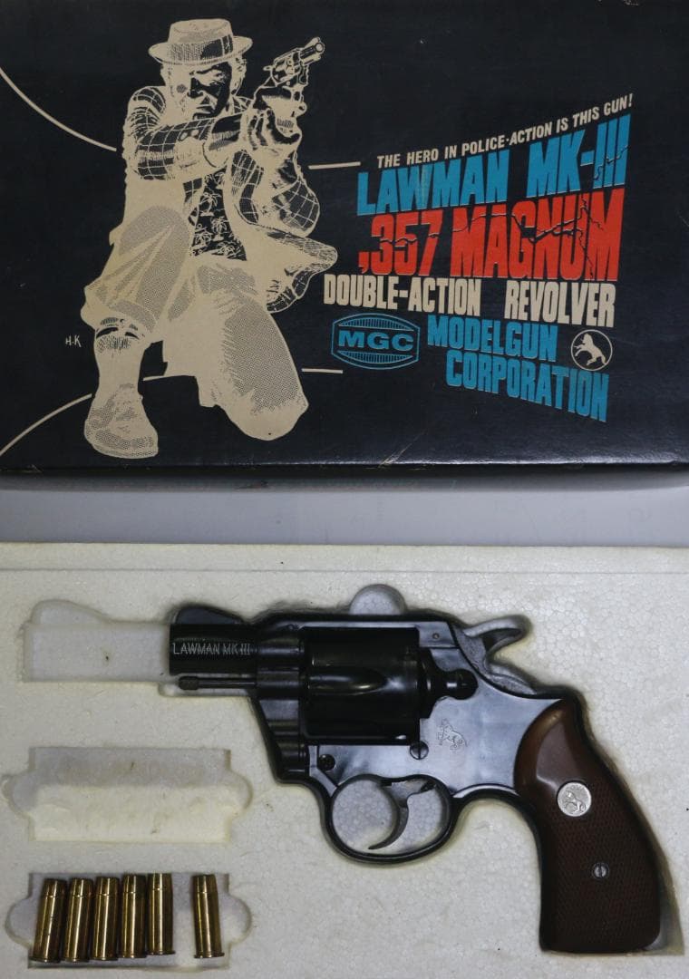 ぴよんきち　MGC製ABS樹脂モデルガン コルトローマン　合法品　未発火 売り切れ【特選中古品】発火モデルガン MGC コルトローマン PPC