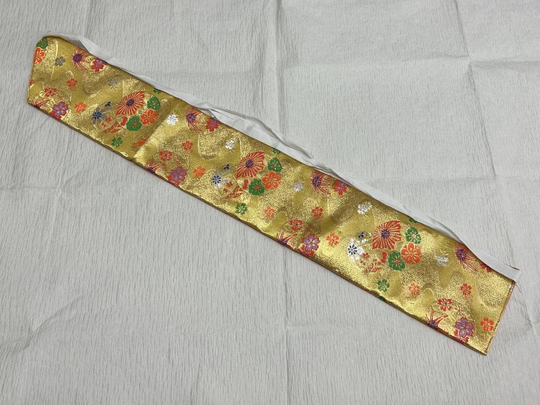 七五三セット 祝帯ペアセット 中サイズ 金 鞠 草履18cm 箱入り