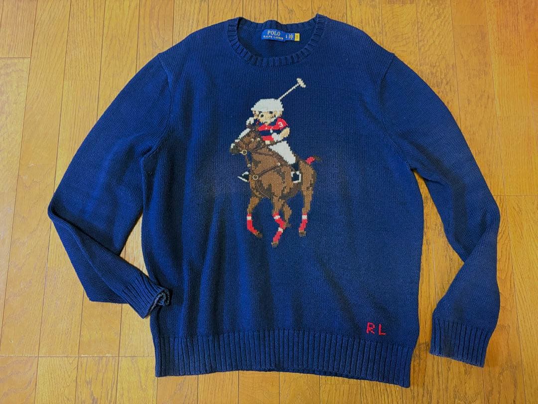 ポロベア ポロラルフローレン Polo Ralph Lauren セーター L POLO RALPH LAUREN（ポロ・ラルフローレン） POLO RALPH LAUREN(ポロ