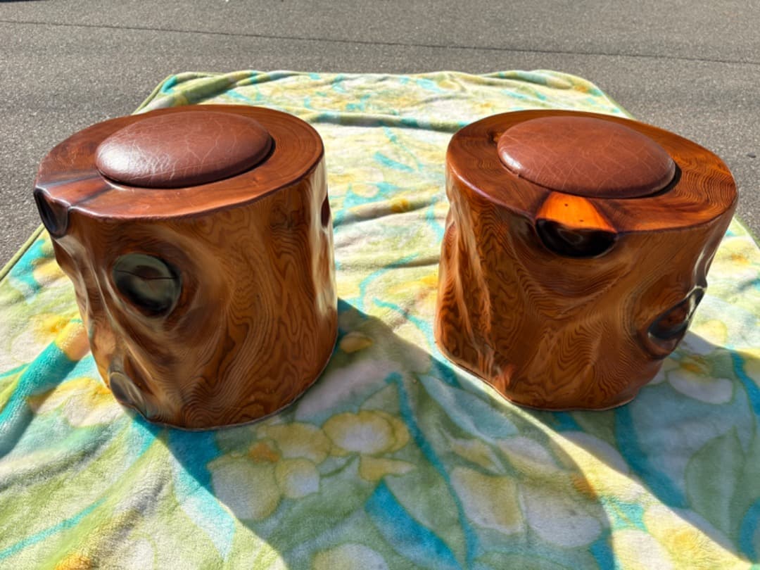 まとめ割あり】 屋久杉 椅子 スツール 極上杢目 世界遺産 ショップ