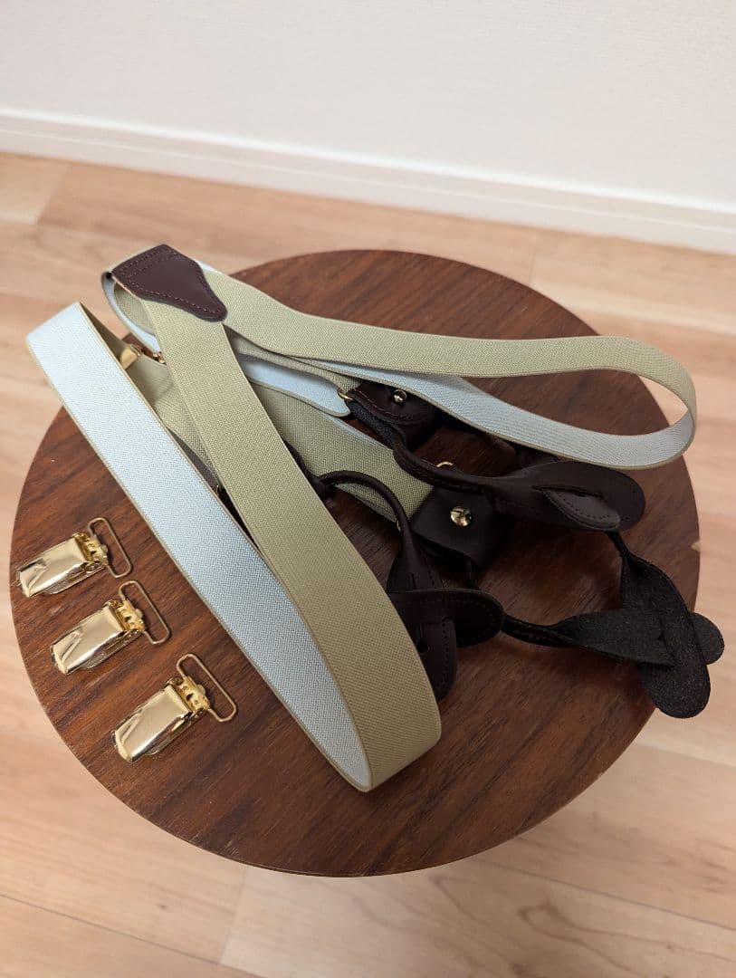  THURSTON / アルバートサーストン サスペンダー albert thurston（アルバートサーストン） サスペンダー 2WAY クリップ