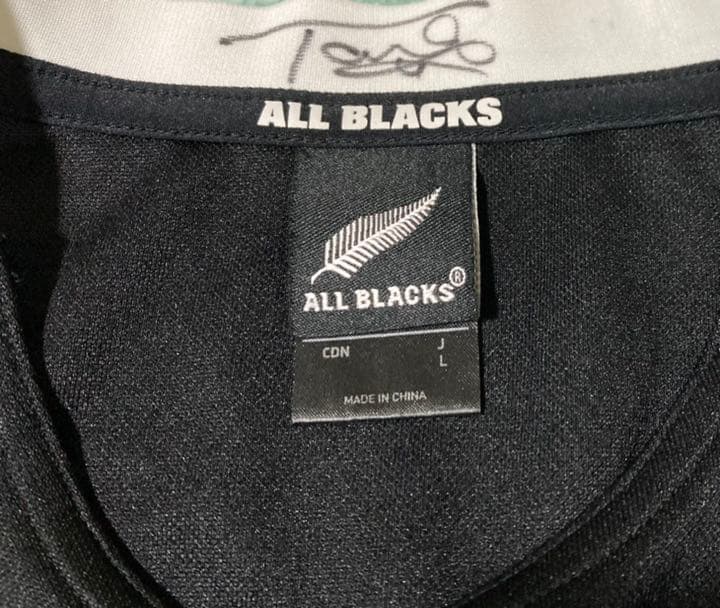 1回使用)オールブラックス2018 ウマンガ ウィリアムズサイン付 - メルカリ