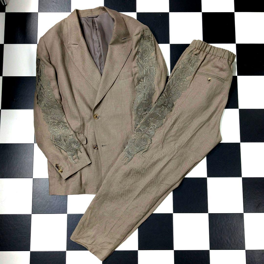 Doublet カオス刺繍 リネン セットアップ Doublet カオス刺繍 リネン セットアップ