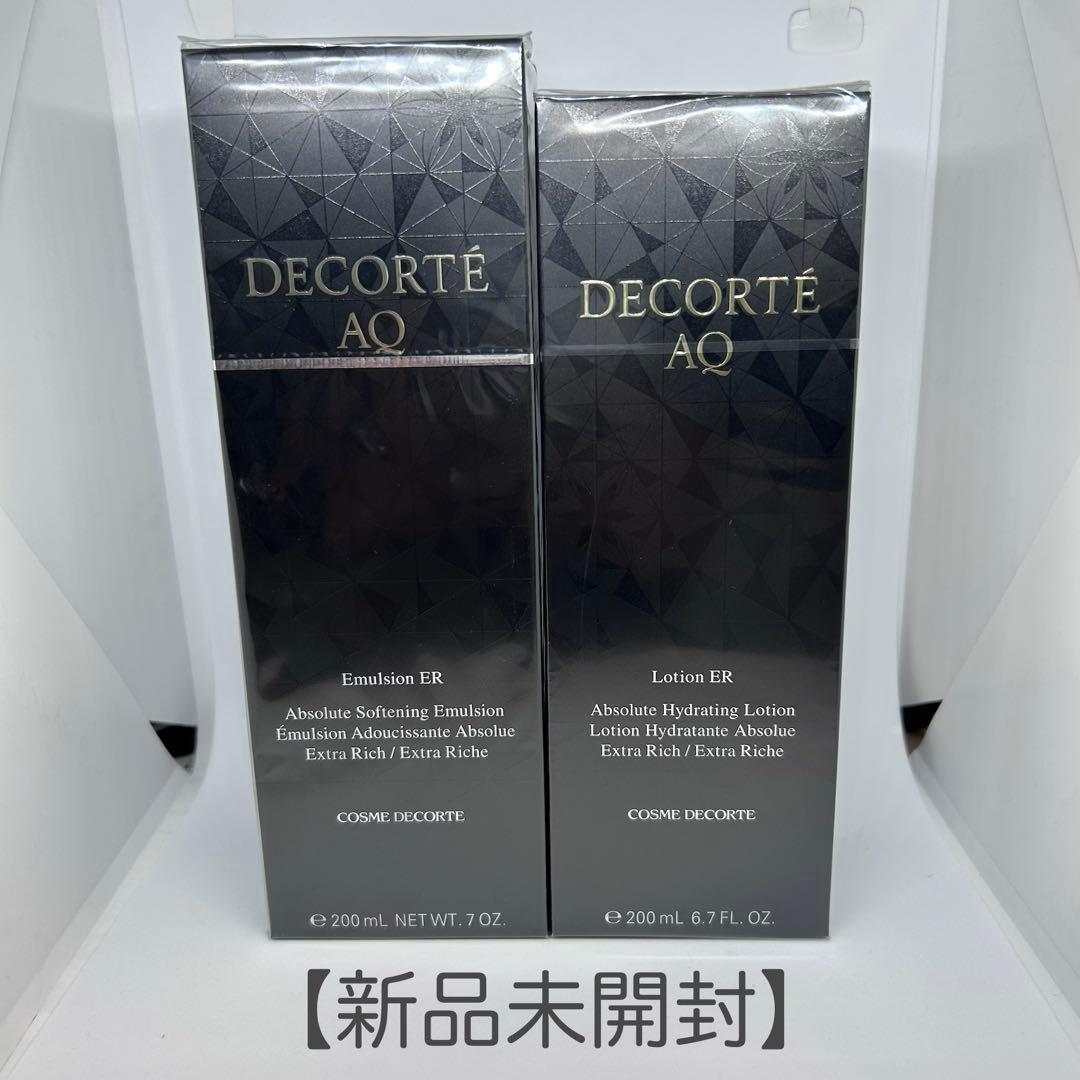 コスメデコルテ AQ エマルジョンER + AQ ローションER 2本セット コスメデコルテ AQ ER 2点セット/ ローション ＋ エマルジョン ER(より