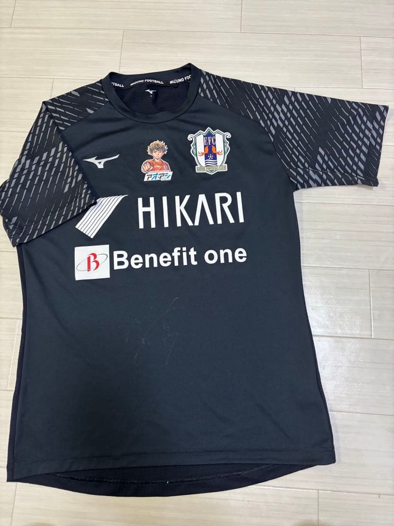 愛媛FC 選手トレーニングウェア　アオアシ　Ｌ 支給品 愛媛FC トレーニングウェア アオアシ Lサイズ