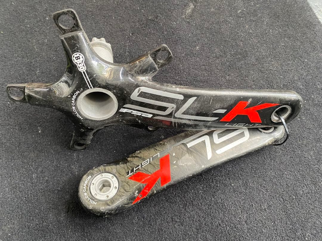 A*c様 FSA SL-K 75 クランクセット ブラック/レッド Red AXS Crank Set 2x | SRAM ROAD | 株式会社Many'S メニーズ