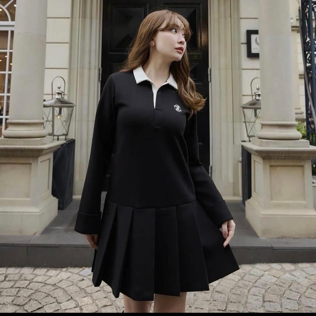 herlipto Polo Pleated Mini Dress Sサイズ - メルカリ