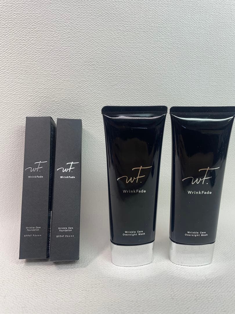 WrinkFade カバーファンデーション　オーバーナイトマスク 4本セット 楽天市場】《公式店》【 WrinkFade リンクフェード 薬用 リンクルケア