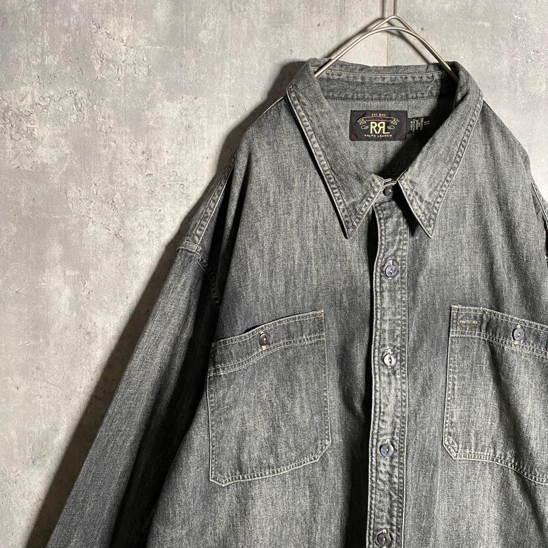 ⭐️極美品⭐️RRL デニムシャツ キムタク着用 グランメゾン東京 木村