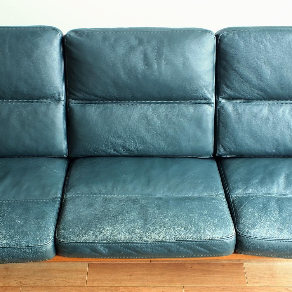 ビンテージ デンマーク製 P.J.Furniture チーク材 3人掛けソファ