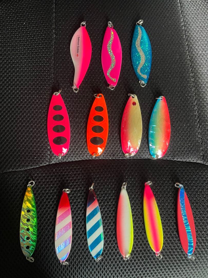 アキアジスプーン　アキアジルアー 17lures アキアジスプーン Shu-A 4個セット 鮭用ルアー - 中古