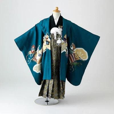 5歳 男の子 着物 5-013　袴　羽織　七五三 SOUBIEN（創美苑） 七五三 着物 男の子 5歳 袴セット 羽織 袴 襦袢 帯