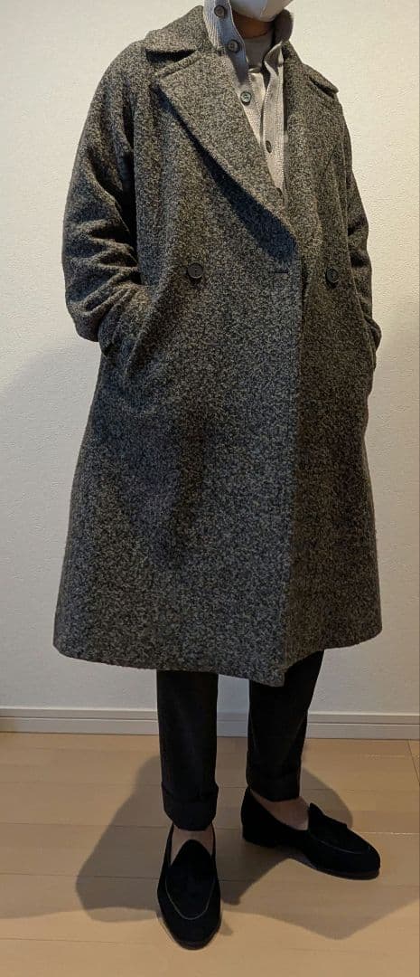 Hevo イーヴォ BRINDISI ダブルブレストコート チェスターコート HEVO（イーヴォ） チェスターコート コート HEVO BRINDISI